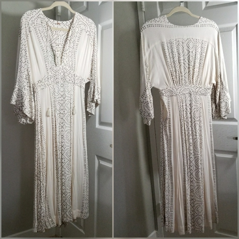 🍒EUC🍒 FREE PEOPLE KIMONO DRESS - Picture 4 of 7
